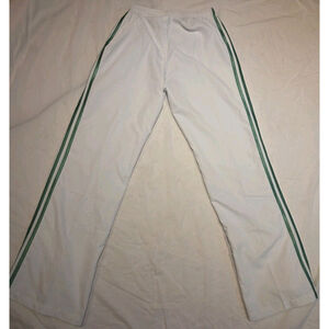 Adidas White Pants Green Stripes Size XL Pre-Owned